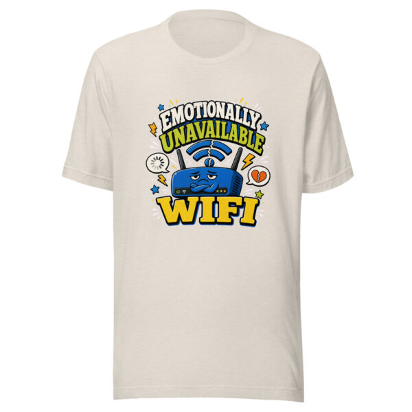 EMOTIONALLY UNAVAILABLE WIFI Heartbeat-20260621-codex-fallback Graphic Tee mockup 14 EMOTIONALLY UNAVAILABLE WIFI Heartbeat-20260621-codex-fallback Graphic Tee mockup 14