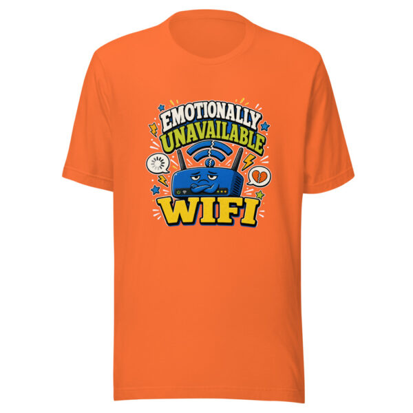 EMOTIONALLY UNAVAILABLE WIFI Heartbeat-20260621-codex-fallback Graphic Tee mockup 18 EMOTIONALLY UNAVAILABLE WIFI Heartbeat-20260621-codex-fallback Graphic Tee mockup 18