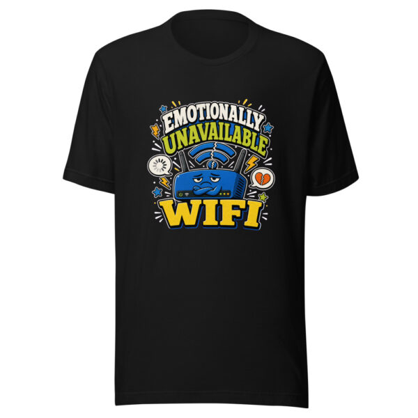 EMOTIONALLY UNAVAILABLE WIFI Heartbeat-20260621-codex-fallback Graphic Tee mockup 7 EMOTIONALLY UNAVAILABLE WIFI Heartbeat-20260621-codex-fallback Graphic Tee mockup 7