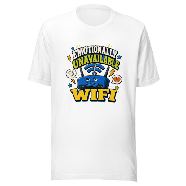 EMOTIONALLY UNAVAILABLE WIFI Heartbeat-20260621-codex-fallback Graphic Tee mockup 8 EMOTIONALLY UNAVAILABLE WIFI Heartbeat-20260621-codex-fallback Graphic Tee mockup 8