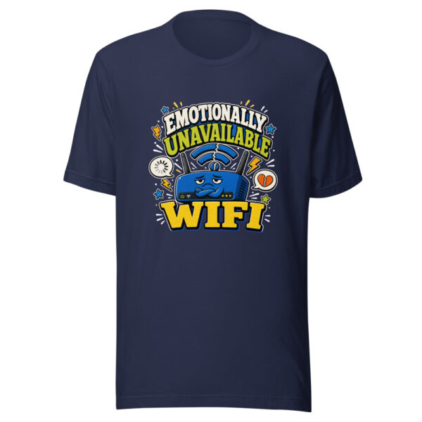 EMOTIONALLY UNAVAILABLE WIFI Heartbeat-20260621-codex-fallback Graphic Tee mockup 9 EMOTIONALLY UNAVAILABLE WIFI Heartbeat-20260621-codex-fallback Graphic Tee mockup 9