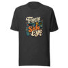 Fluent In Side Eye Graphic Tee mockup 12