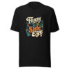 Fluent In Side Eye Graphic Tee mockup 7