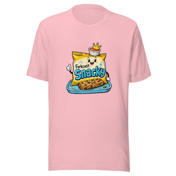 Forkcast: Snacky Graphic Tee mockup 19