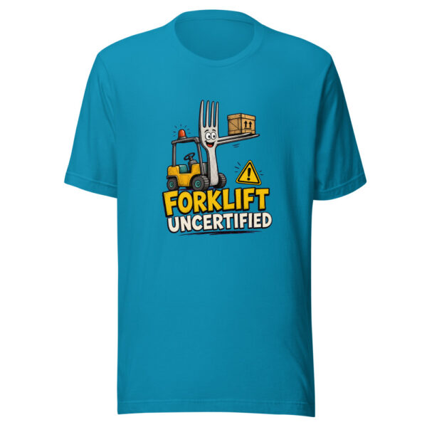 Forklift Uncertified Graphic Tee mockup 2 Forklift Uncertified Graphic Tee mockup 2