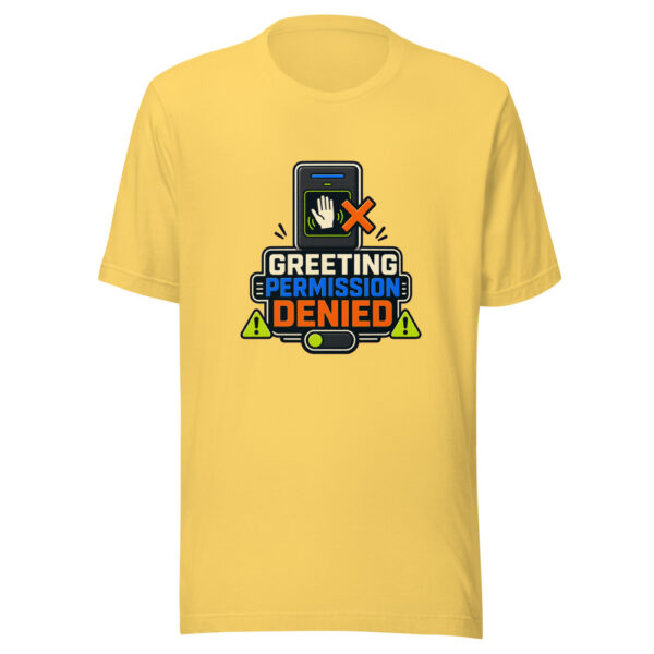 Greeting Permission Denied Heartbeat-20260630T021235Z Graphic Tee mockup 20
