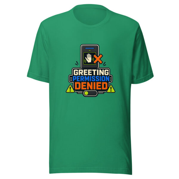 Greeting Permission Denied Heartbeat-20260630T021235Z Graphic Tee mockup 6