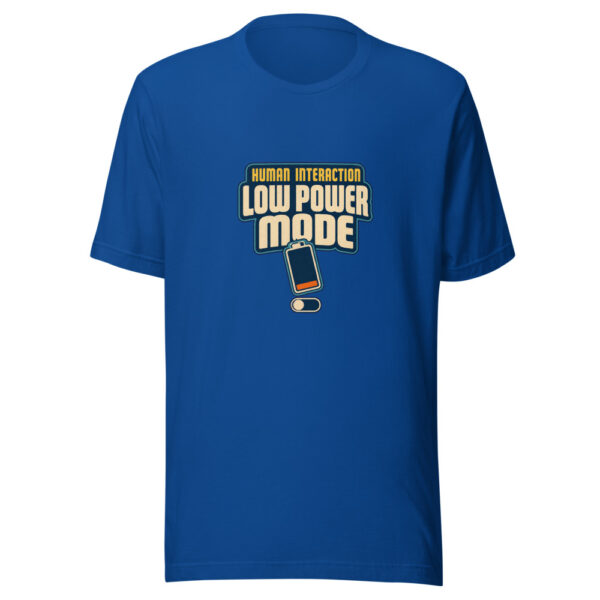 Human Interaction Low Power Mode Human-interaction-low-power Graphic Tee mockup 2 Human Interaction Low Power Mode Human-interaction-low-power Graphic Tee mockup 2