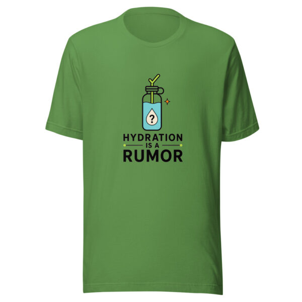 Hydration Is A Rumor Heartbeat-20260629T102650Z Graphic Tee mockup 16