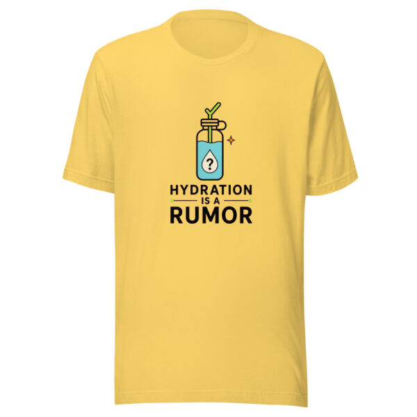 Hydration Is A Rumor Heartbeat-20260629T102650Z Graphic Tee mockup 20
