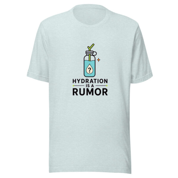 Hydration Is A Rumor Heartbeat-20260629T102650Z Graphic Tee mockup 22