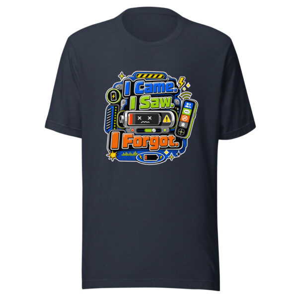 I Came. I Saw. I Forgot. Graphic Tee mockup 13 I Came. I Saw. I Forgot. Graphic Tee mockup 13
