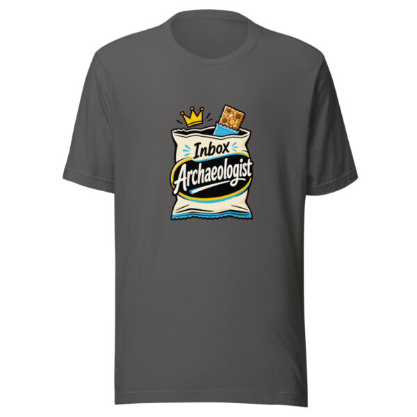 Inbox Archaeologist Graphic Tee mockup 10