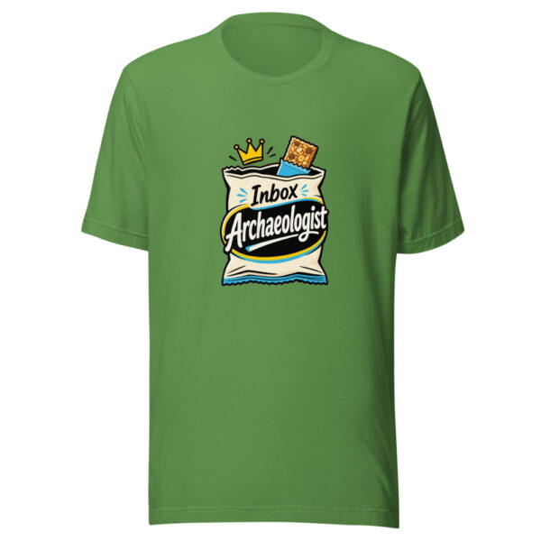 Inbox Archaeologist Graphic Tee mockup 15