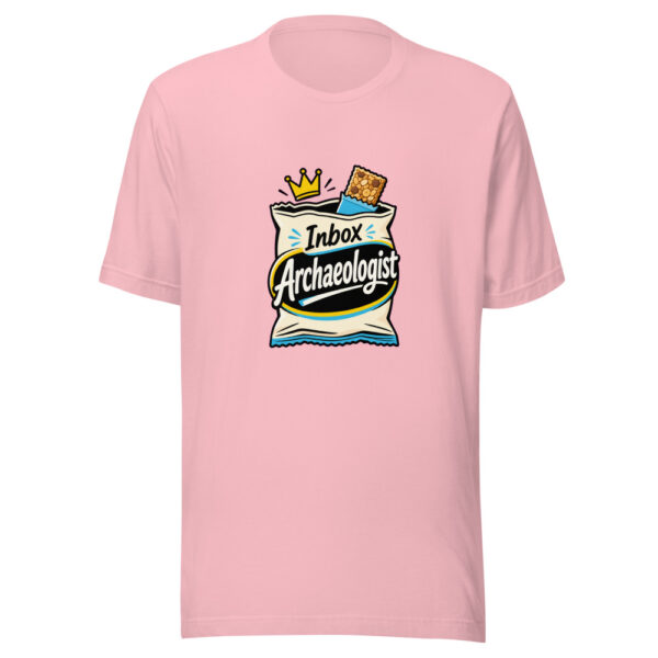 Inbox Archaeologist Graphic Tee mockup 17