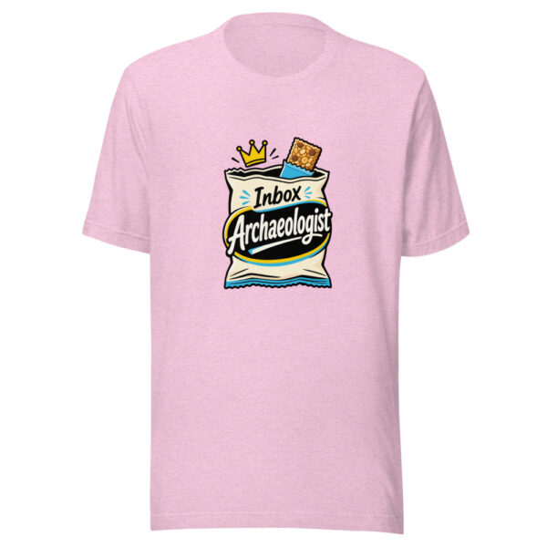 Inbox Archaeologist Graphic Tee mockup 23