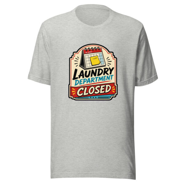 Laundry Department Closed Graphic Tee mockup 11