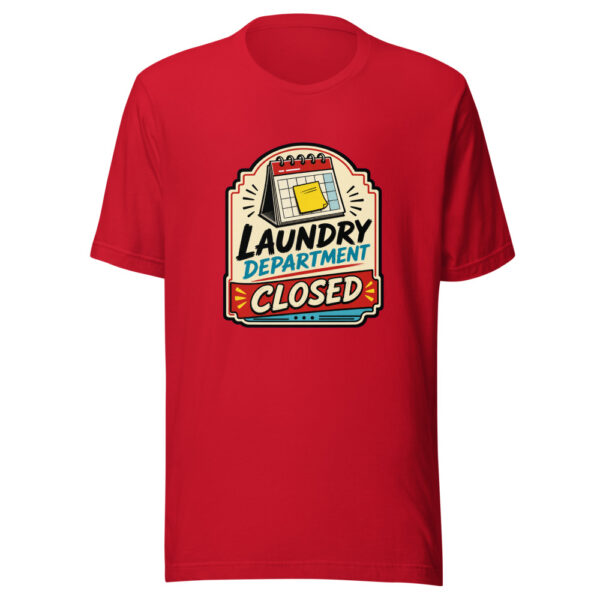 Laundry Department Closed Graphic Tee mockup 19