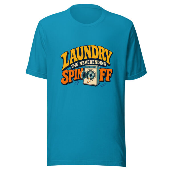 Laundry The Neverending Spin-Off Neverending-spin-off Graphic Tee mockup 3 Laundry The Neverending Spin-Off Neverending-spin-off Graphic Tee mockup 3