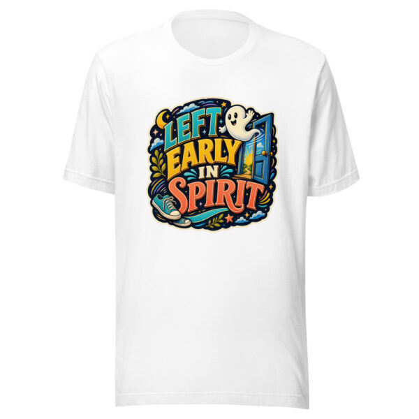 LEFT EARLY IN SPIRIT Heartbeat-20260623-codex-fallback Graphic Tee mockup 8