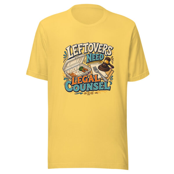 Leftovers Need Legal Counsel Heartbeat-20260701T044815Z Graphic Tee mockup 6