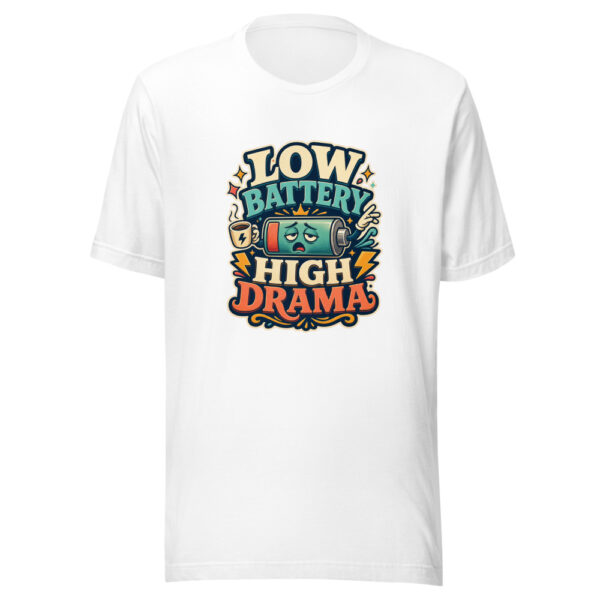 LOW BATTERY HIGH DRAMA Heartbeat-20260624-codex-fallback Graphic Tee mockup 8 LOW BATTERY HIGH DRAMA Heartbeat-20260624-codex-fallback Graphic Tee mockup 8