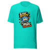 Low Battery High Opinions Graphic Tee mockup 3