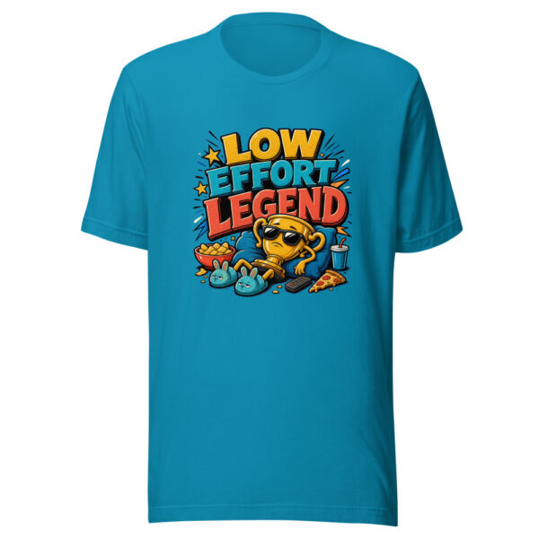 Low Effort Legend Graphic Tee mockup 2