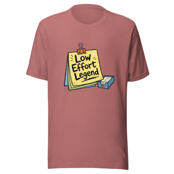 Low Effort Legend Graphic Tee mockup 21 Low Effort Legend Graphic Tee mockup 21