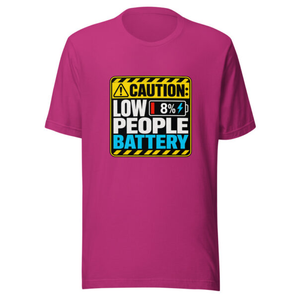 Low People Battery Heartbeat-20260629T042148Z Graphic Tee mockup 1 Low People Battery Heartbeat-20260629T042148Z Graphic Tee front view