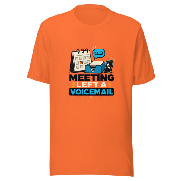 Meeting Left A Voicemail Heartbeat-20260630T054304Z Graphic Tee front view