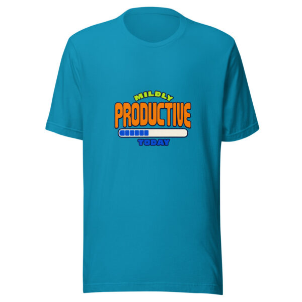 Mildly Productive Today Y2k-office-loading Graphic Tee mockup 2