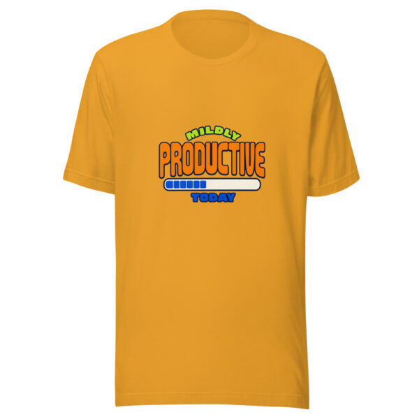 Mildly Productive Today Y2k-office-loading Graphic Tee mockup 3