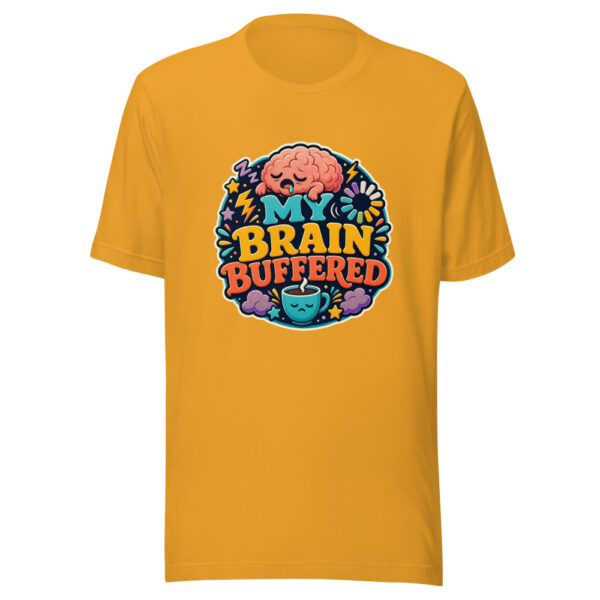 MY BRAIN BUFFERED Heartbeat-20260622-codex-fallback Graphic Tee mockup 3