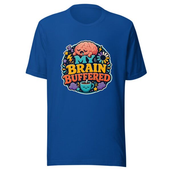 MY BRAIN BUFFERED Heartbeat-20260622-codex-fallback Graphic Tee mockup 6