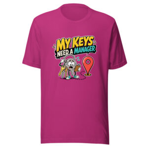My Keys Need A Manager Graphic Tee front view