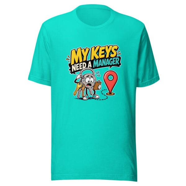 My Keys Need A Manager Graphic Tee mockup 3