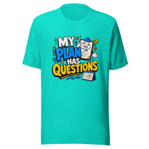 MY PLAN HAS QUESTIONS Heartbeat-20260621-codex-fallback Graphic Tee front view