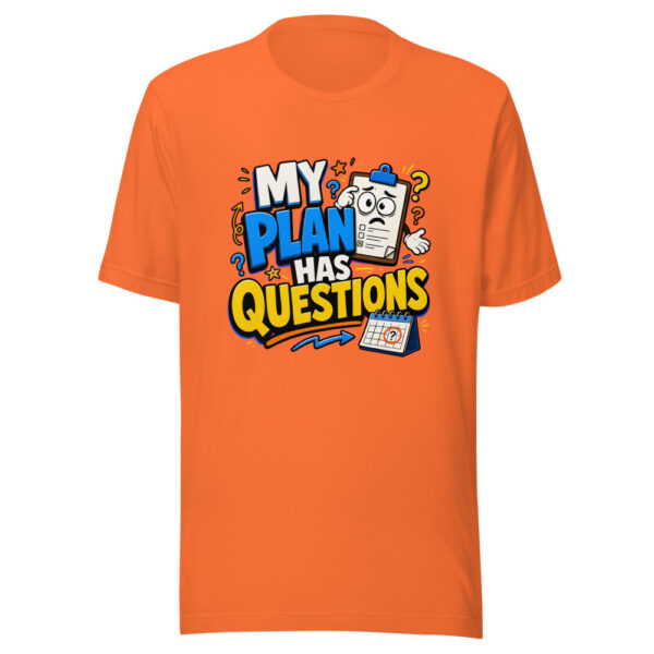 MY PLAN HAS QUESTIONS Heartbeat-20260621-codex-fallback Graphic Tee mockup 18
