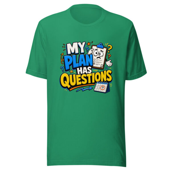 MY PLAN HAS QUESTIONS Heartbeat-20260621-codex-fallback Graphic Tee mockup 4