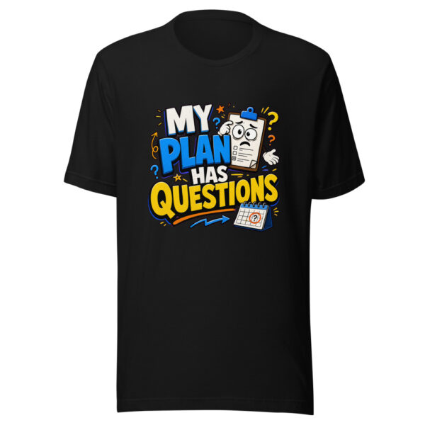 MY PLAN HAS QUESTIONS Heartbeat-20260621-codex-fallback Graphic Tee mockup 7