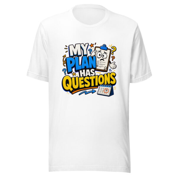 MY PLAN HAS QUESTIONS Heartbeat-20260621-codex-fallback Graphic Tee mockup 8