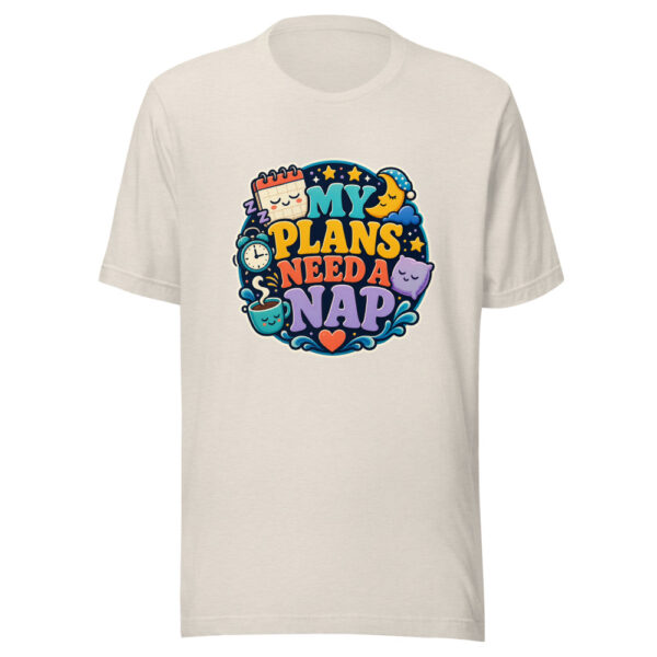 MY PLANS NEED A NAP Heartbeat-20260622-codex-fallback Graphic Tee mockup 14