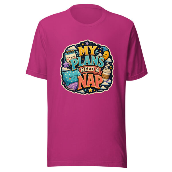 MY PLANS NEED A NAP Heartbeat-20260623-codex-fallback Graphic Tee mockup 15