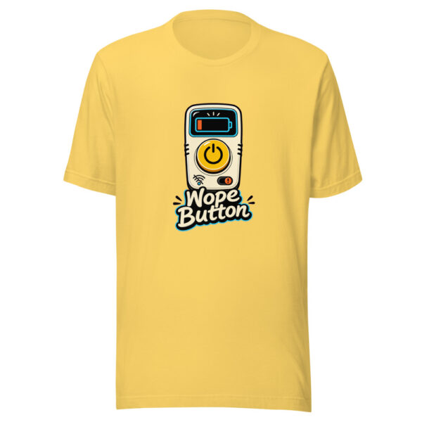 Nope Button Graphic Tee mockup 20