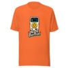 Nope Button Graphic Tee mockup 3
