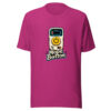 Nope Button Graphic Tee mockup 5