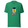 Nope Button Graphic Tee mockup 6