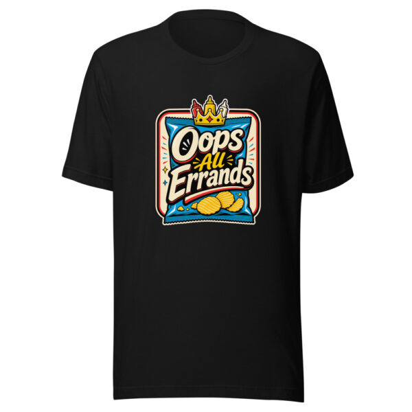 Oops All Errands Graphic Tee mockup 7