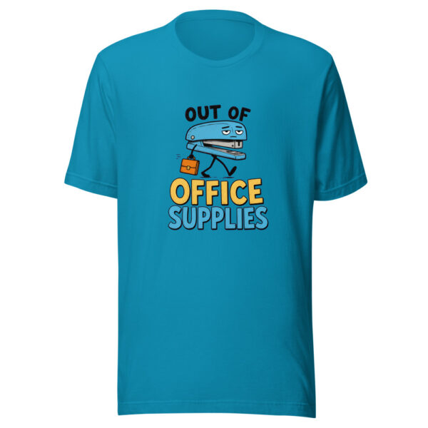 Out Of Office Supplies Office-visual-pun Graphic Tee mockup 2 Out Of Office Supplies Office-visual-pun Graphic Tee mockup 2